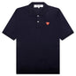 Red Emblem S/S Polo Neck - Navy
