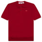 Red Emblem S/S Polo Neck - Red
