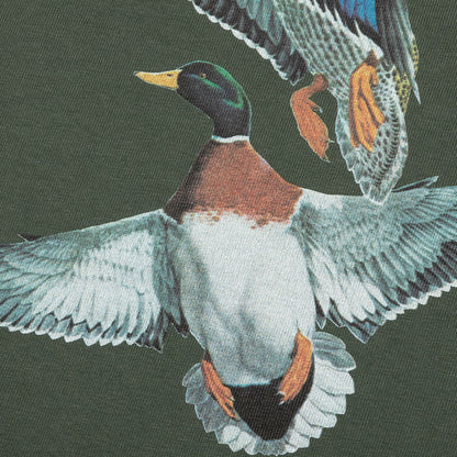 Duck Print T-Shirt - Forest