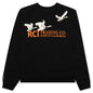 Flying Ducks Crewneck Sweatshirt - Black
