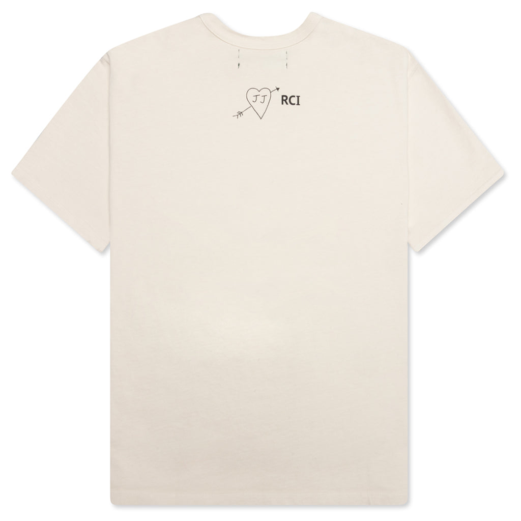 Juliet Johnstone Collab Tee - Vintage White