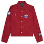 Patches Nylon Coaches Jacket - Red