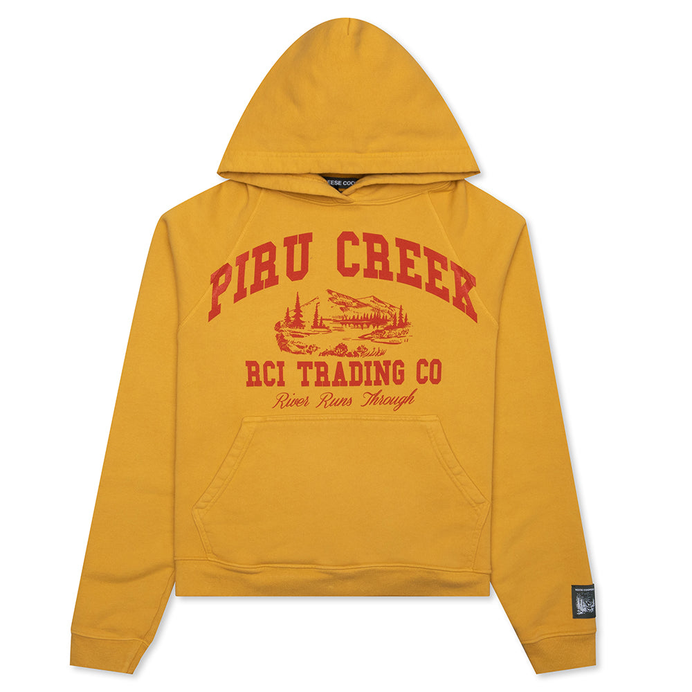 Piru Creek Hooded Sweatshirt - Yellow