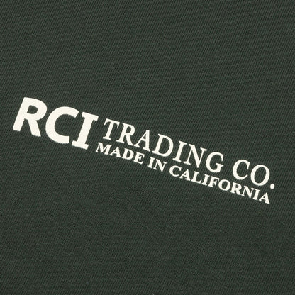 RCI Duck Print Hooded Sweatshirt - Forest
