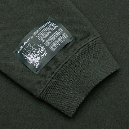 RCI Duck Print Hooded Sweatshirt - Forest