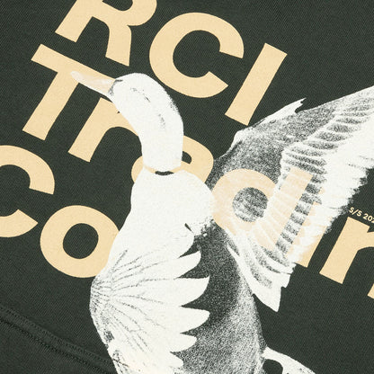 RCI Duck Print Hooded Sweatshirt - Forest