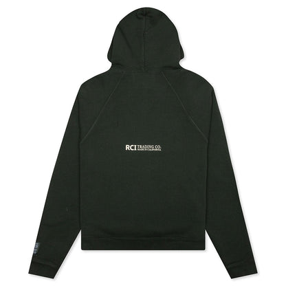RCI Duck Print Hooded Sweatshirt - Forest
