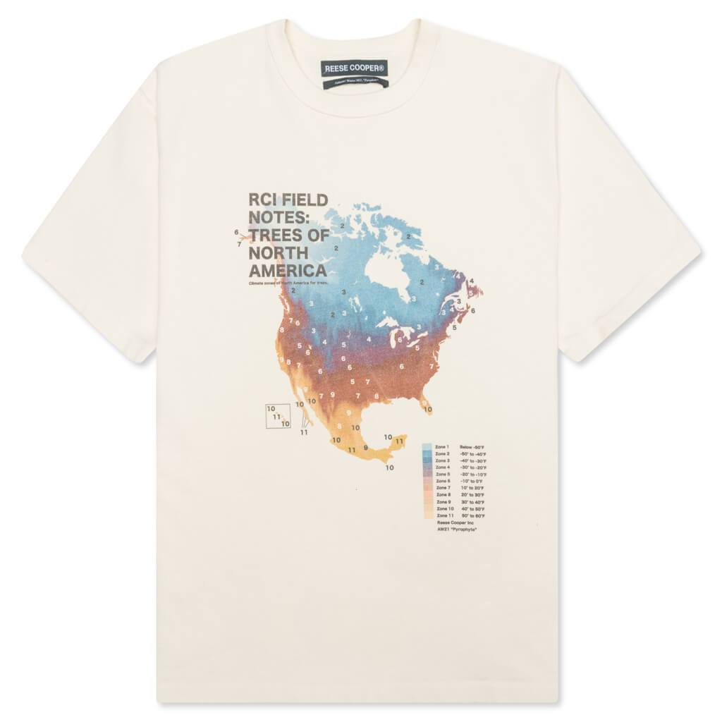 Trees of North America Tee - Vintage White