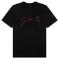 Chandelier and Snake Print T-Shirt - Black