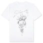 Chandelier and Snake Print T-Shirt - White