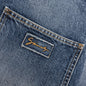 Relaxed Fit Denim Pants - Light Blue