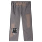 Repaired Butt Zip Pant - Grey