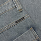 Rhinestone Wide Leg Pant - Indigo