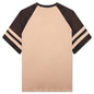 Action S/S Raglan - Khaki/Black