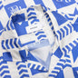 Blue Grasse Silk Shirt - Blue/Ivory