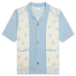 Banco Knit Shirt - Stone Blue/Ivory