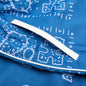 Bandana Track Short - Blue/Creme