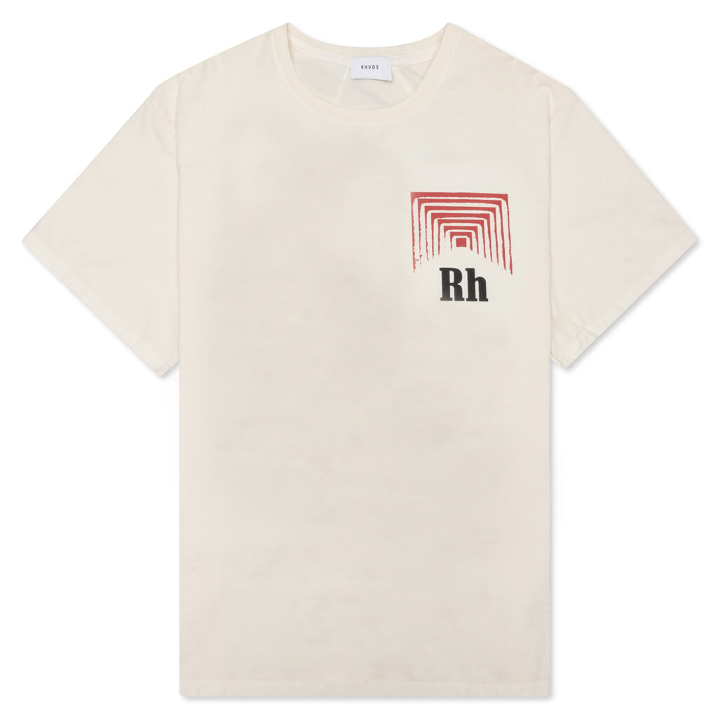Box Perspective Graphic Tee - White