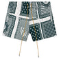 Card Print Swim Trunk - Green/White