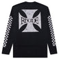 Classic Checker L/S Tee - Black