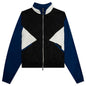 Color Blocked Track Jacket - Black/Slate