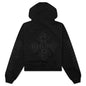 Rhude Cross Logo Hoodie - Vintage Black