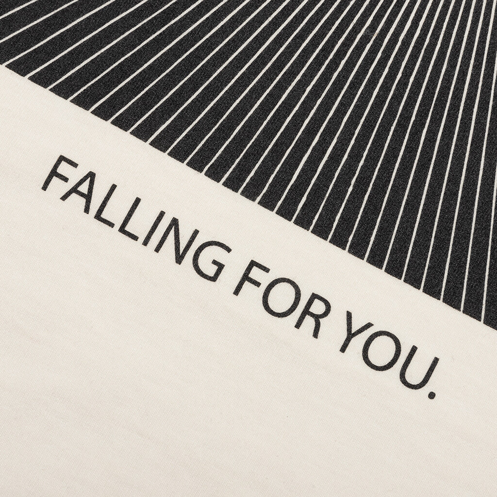 Falling For You Graphic Tee - White