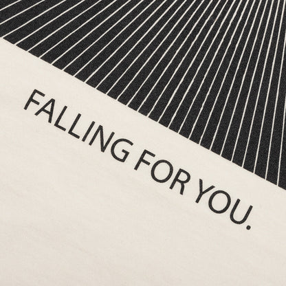 Falling For You Graphic Tee - White