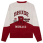 Grand Prix Cardigan - Creme/Black/Red