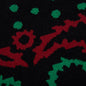 Knit Hoodie - Black/Red