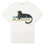 Leopard Tee - White