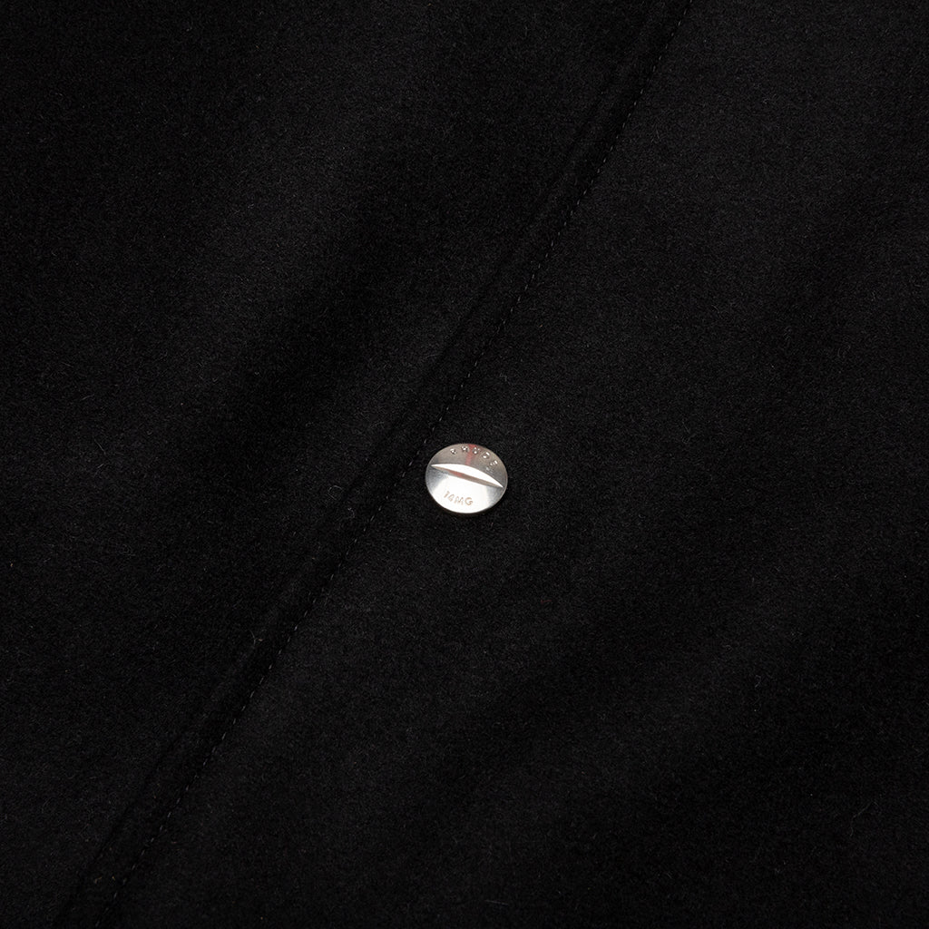 Lightning Varsity Jacket - Black