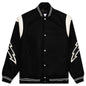 Lightning Varsity Jacket - Black