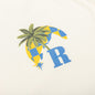 Moonlight Tropics Tee - Vintage White