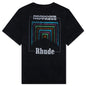 Neon Box Perspective Graphic Tee - Black