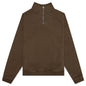 Quarter Zip - Brown