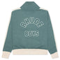 RB Knit Track Jacket - Ivory/Spa