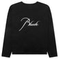 Reverse L/S Tee - Black
