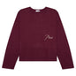 Reverse L/S Tee - Bordeux