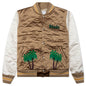 St. Barts Bomber Jacket - White/Tan