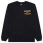 Rhude Steel L/S Tee - Vintage Black