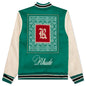 Tile Varsity Jacket - Menthol/Creme