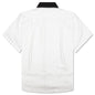 Twill Stripe Mechanic Shirt - White/Black