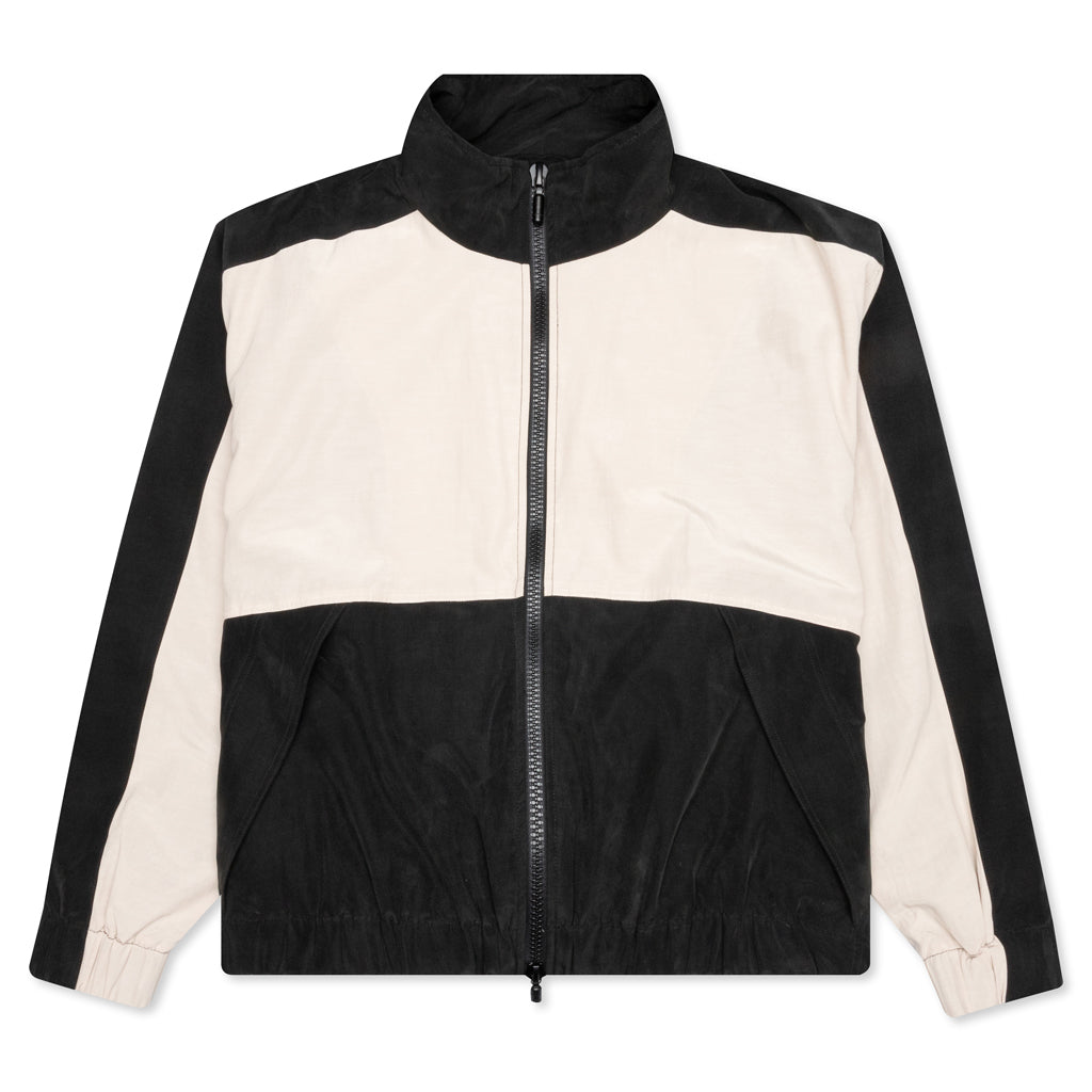 Vintage Logo Windbreaker - Beige/Black