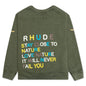 Wolf In Nature Graphic Crewneck - Olive