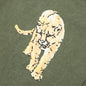 Wolf In Nature Graphic Crewneck - Olive