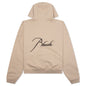 Zip Up Hoodie - Sand