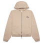 Zip Up Hoodie - Sand