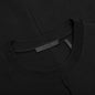 Rib Knit Logo Tee - Black
