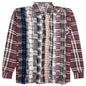 Ribbon Wide Flannel Shirt - Assorted